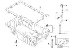 Масляный картер/маслоизмерит.приспособл.
