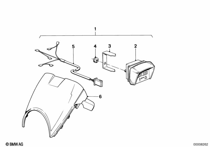 Монтажный комплект допол.приборов/детали