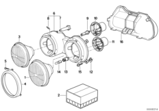Детали фары