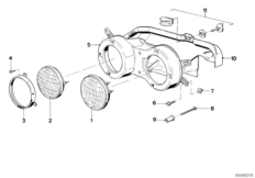 Детали фары