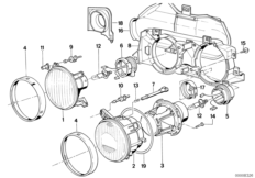 Детали эллипсоидной фары