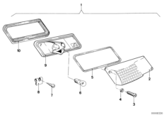 Габаритный фонарь