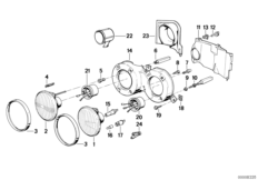 Детали фары свободной формы