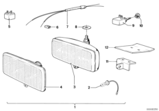 Комплект дооснащ.противотуманной фары