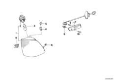Фонарь указателя поворота