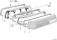 Блок задних фонарей