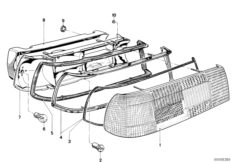 Блок задних фонарей