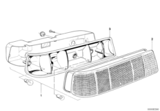 Блок задних фонарей