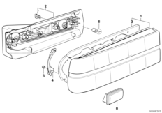 Блок задних фонарей
