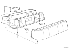 Блок задних фонарей