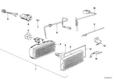 Задний противотуманный фонарь