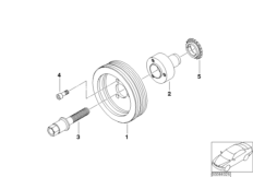 Демпфер крут.колебаний ременного прив.
