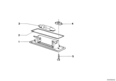 Фонарь подсветки номерного знака