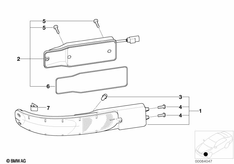 Фонарь указателя поворота Пд