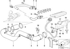 Сист.впуска воздуховода наддув.возд./AGR