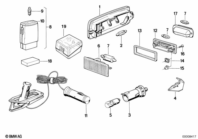 Различные огни