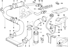 Сист.впуска воздуховода наддув.возд./AGR
