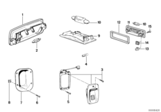 Различные огни