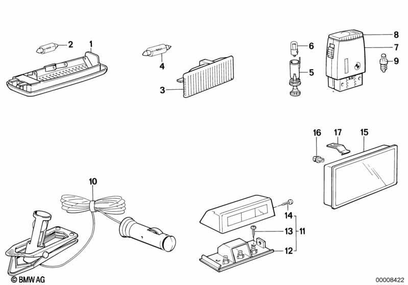 Различные огни