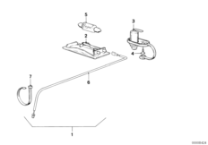 Лампа освещения багажника