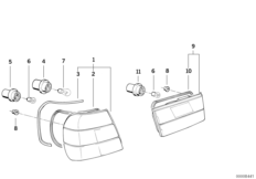 Блок задних фонарей