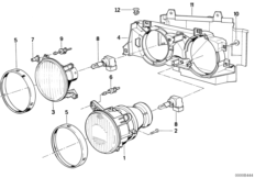 Детали фары