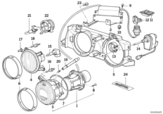 Ксеноновая фара Hella