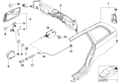 Крыло/облицовка задней части