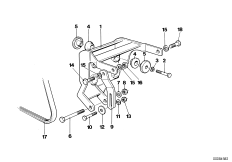 Элементы крепления генератора