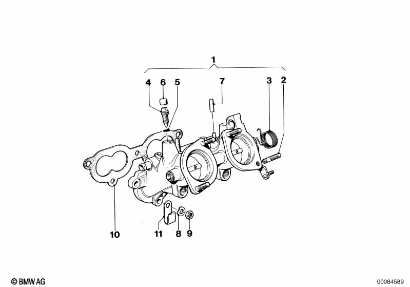 Корпус дроссельной заслонки