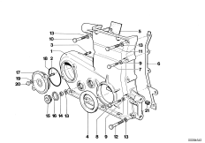 Корпус блока ГРМ