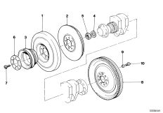 Коленчатый вал/ маховик