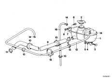 Патрубок системы охлаждения/бачок