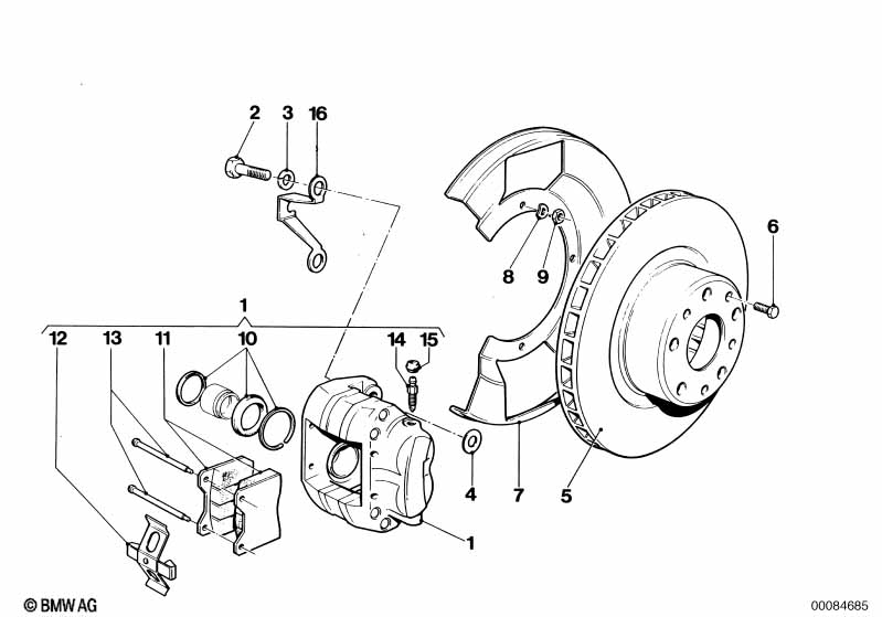 Тормозной механизм переднего колеса