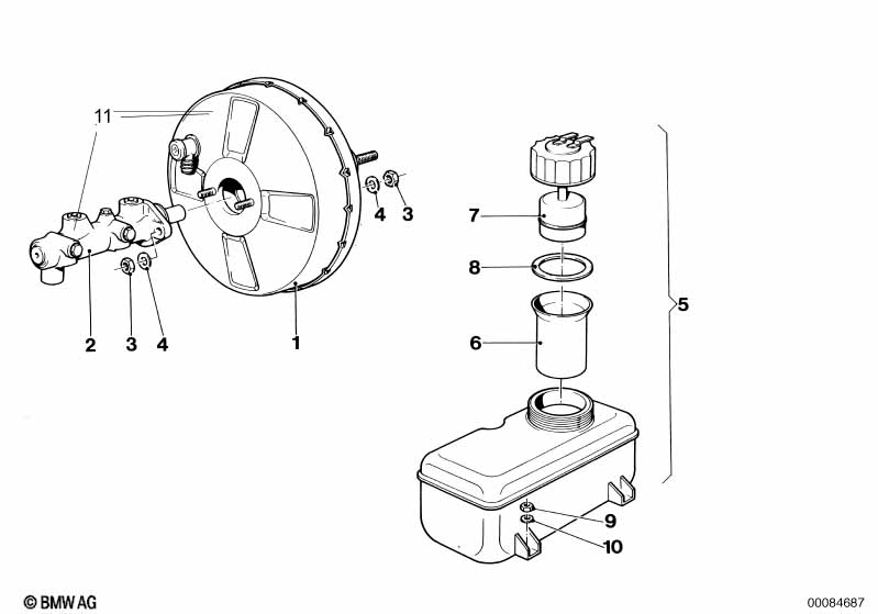 Главный тормозной цилиндр