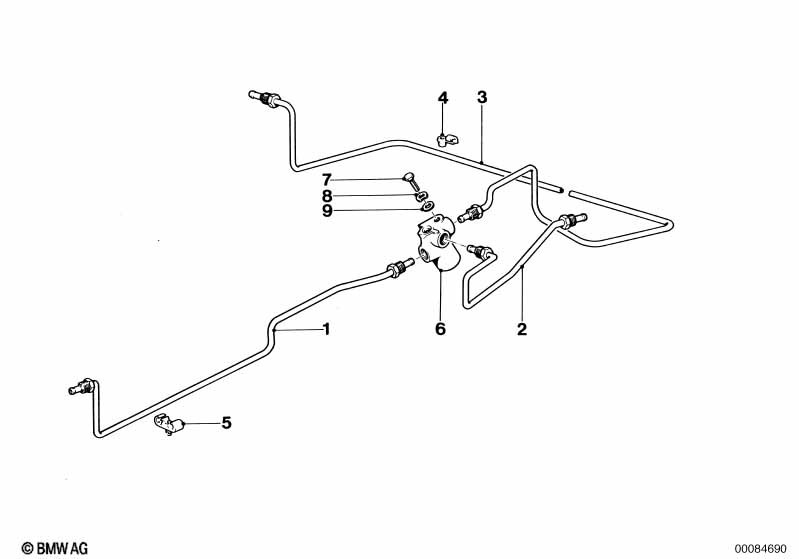 Трубопровод тормозного привода