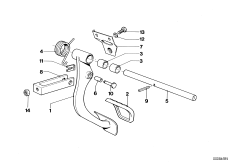 Педаль тормоза