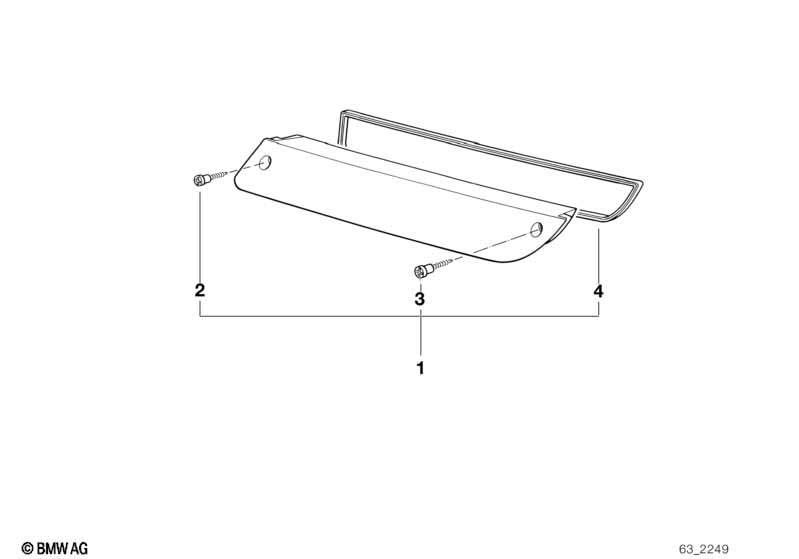 Фонарь указат.поворота/комплект уплотн.