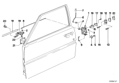 Привод двери/замок двери Пд
