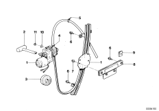Стеклоподъемник с электроприводом