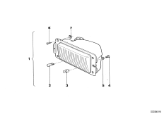 Противотуманная фара/стояночный огонь