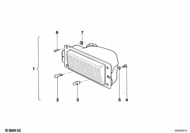 Противотуманная фара/стояночный огонь