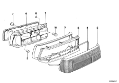 Детали блока задних фонарей
