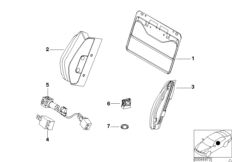 Поясничная опора переднего сиденья