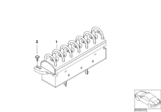 Блок переключателей в центр.консоли