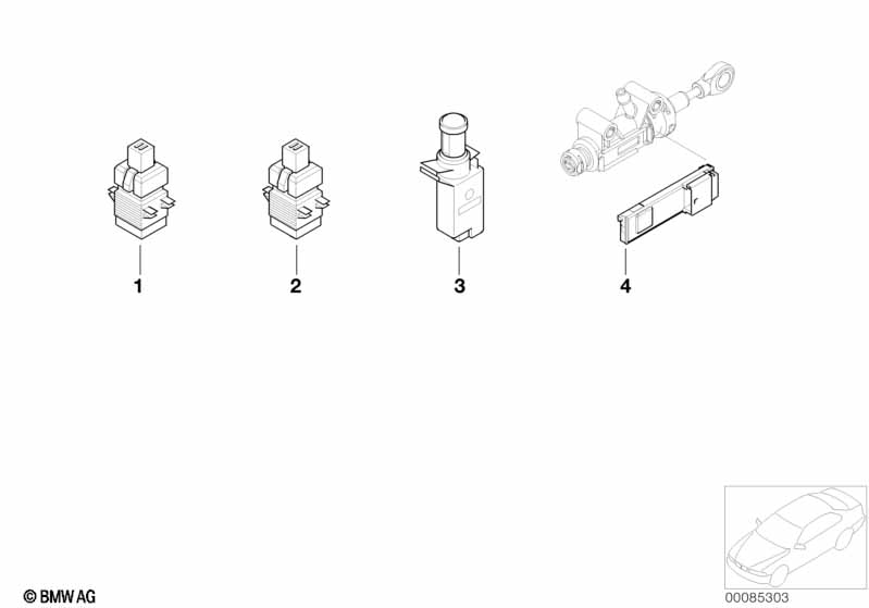 Переключатель сигнала выжатого сцепления