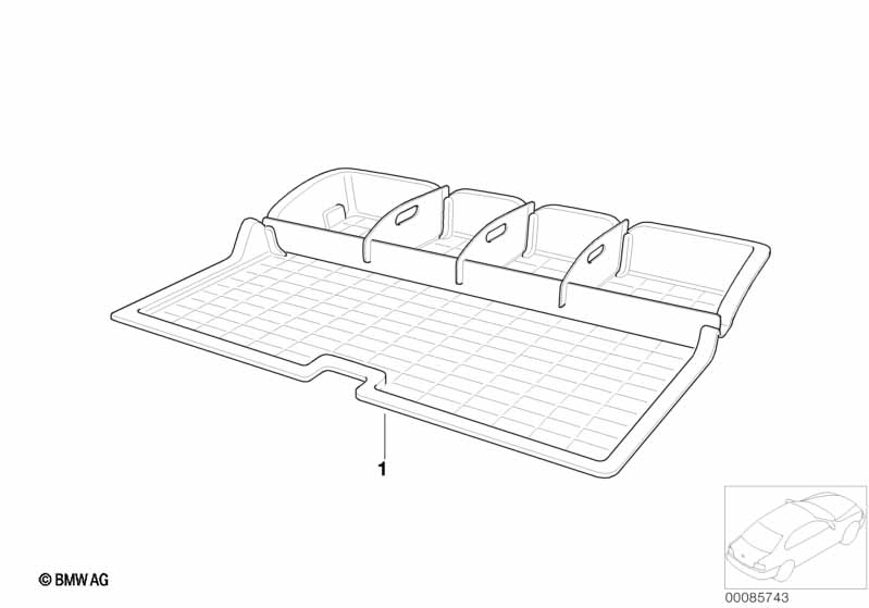 коврик для багажника