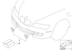 Комплект противотуманных фар
