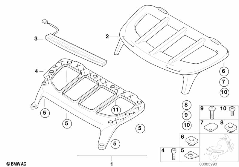 Леер с фонарем стоп-сигнала