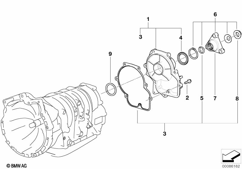 A5S360R/390R выходной вал